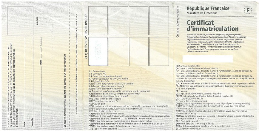 francuski dowód rejestracyjny tłumaczenie tłumaczenie dowodu francuskiego