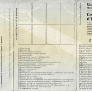 Francuskie Dokumenty Samochodowe (Certificat d’immatriculation) - tłumaczenie przysięgłe