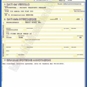 tłumaczenie włoskich dokumentów samochodowych