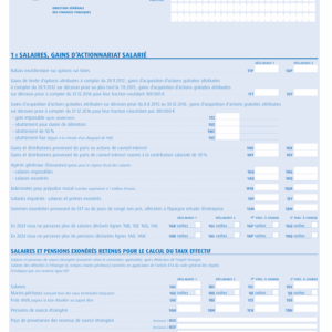 Francuskie Rozliczenie Podatkowe (Déclaration de revenus) - tłumaczenie przysięgłe