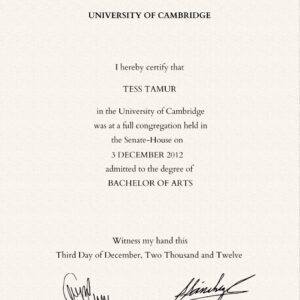 Tłumaczenie angielskiego dyplomu ukończenia studiów