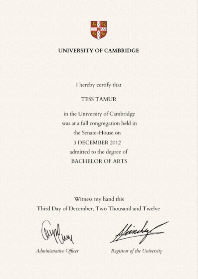 Tłumaczenie angielskiego dyplomu ukończenia studiów