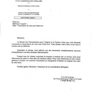 Tłumaczenie francuskiego zaświadczenia o stanie cywilnym