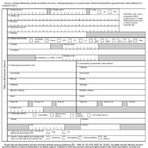 tłumaczenie litewskiego zaświadczenia o miejscu zamieszkania