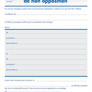 Tłumaczenie francuskiego zaświadczenia o braku przeciwskazań do małżeństwa