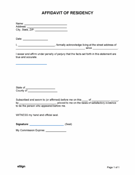 Amerykańskie Zaświadczenie o Miejscu Zamieszkania (tłumaczenie na polski)