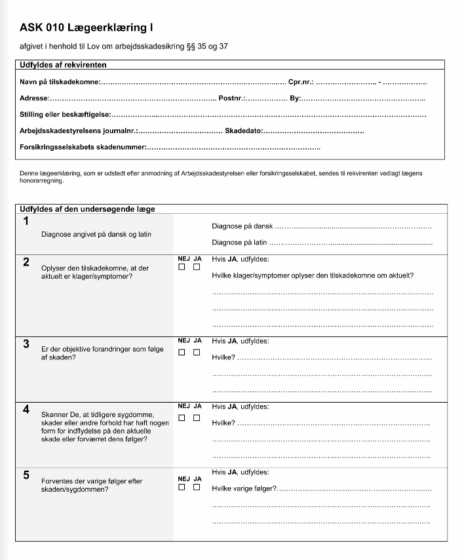 Tłumaczenie przysięgłe Duńskiego zwolnienia lekarskiego na język polski