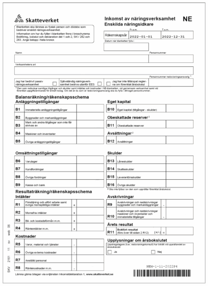 Szwedzki wyciąg z KRS, Bolagsregisterutdrag