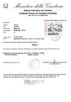 Włoskie Zaświadczenie o Niekaralności (tłumaczenie na polski)